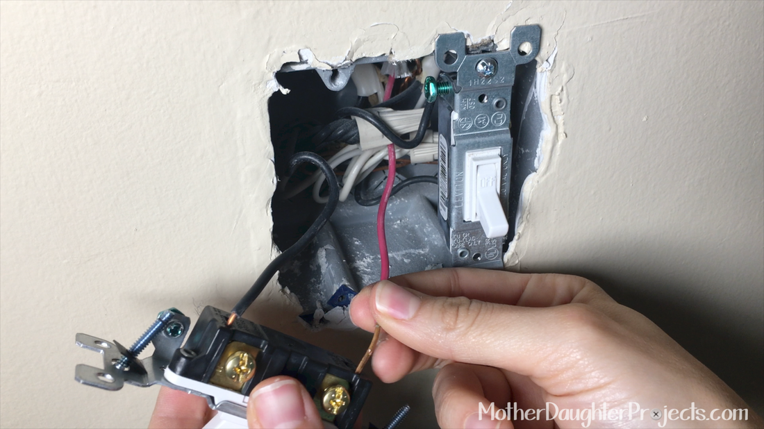 Replace Light Switch. MotherDaughterProjects.com