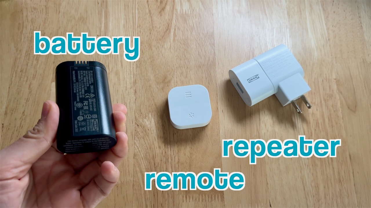 ​IKEA FYRTUR Black-out roller blind battery, repeater, and remote. How to fix remote or motor after replacing battery.