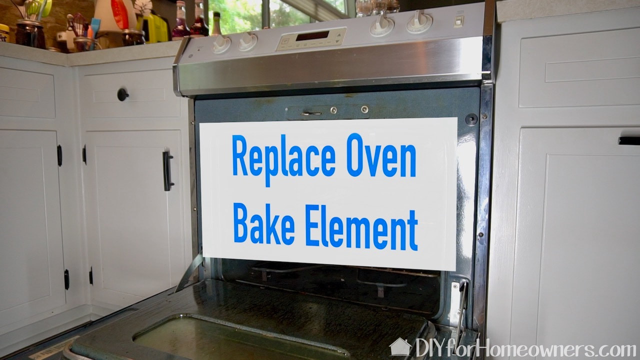 How to replace an oven bake element. 