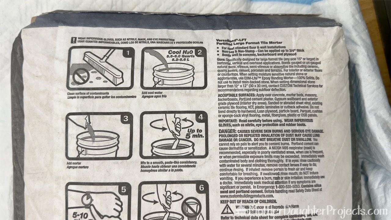 Hint: before opening the bag, take a picture of the instructions so you can easily refer to them.