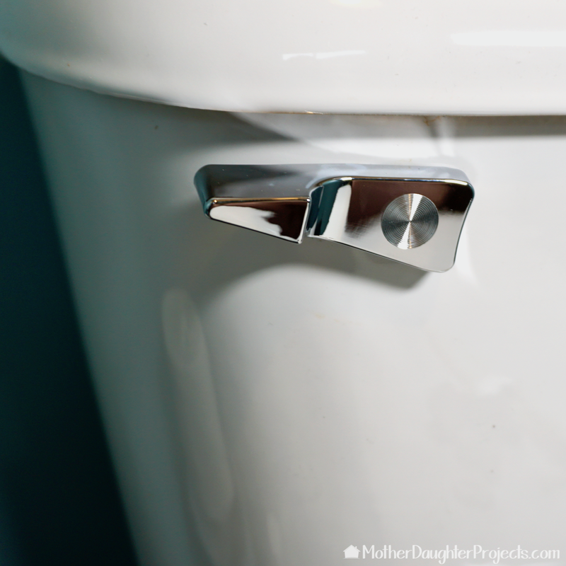 Adding a new flush tank lever to your toilet is an easy do it yourself project.
