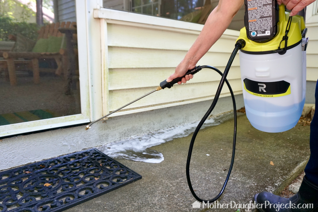 Wet & Forget or Pressure Washing for Cleaning Concrete - Mother Daughter  Projects