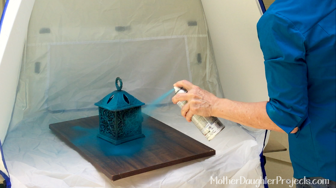 Spray Paint Tent. MotherDaughterProjects.com