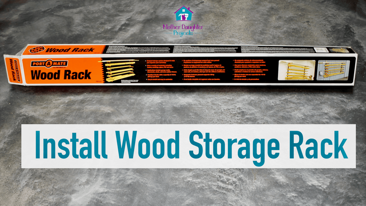 Wood Storage Rack. MotherDaughterProjects.com