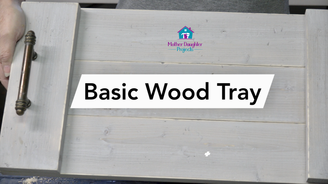 Learn how to make a wood tray from store bought wood. Great for home decor, breakfast in bed, or laptop table.