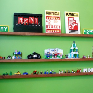 Shelf for Legos. MotherDaughterProjects.com