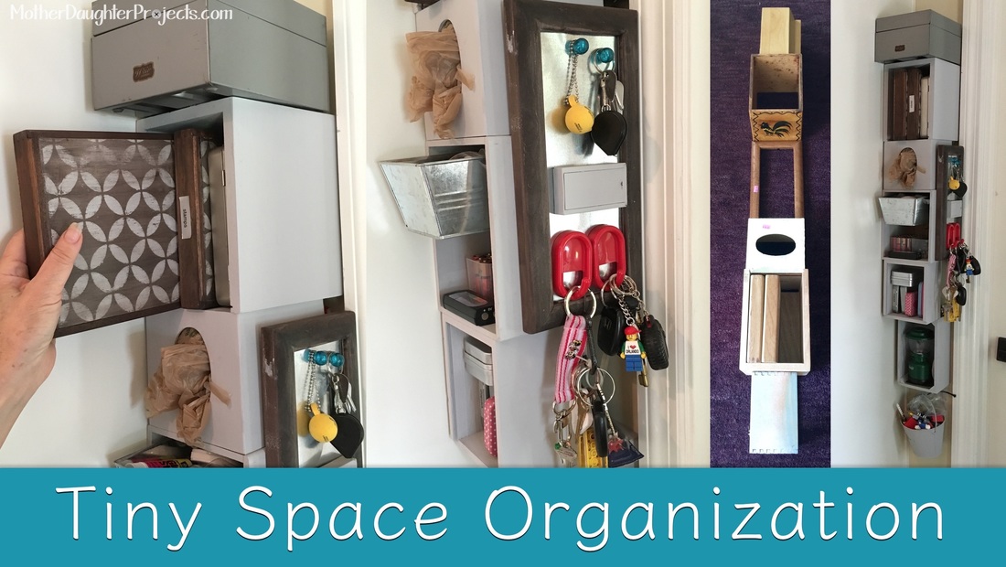 Tiny Space Organization. MotherDaughterProjects.com
