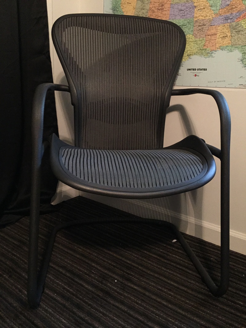 Yard Sale Herman Miller Aeron Side Chair. Picked up for $10. Perfect condition. MotherDaughterProjects.com