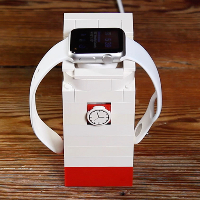 Apple Watch Lego Stand. MotherDaughterProjects.com