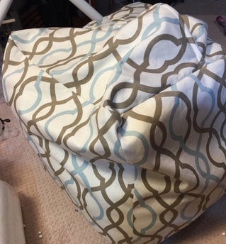 Fabric Pouf. MotherDaughterProjects.com