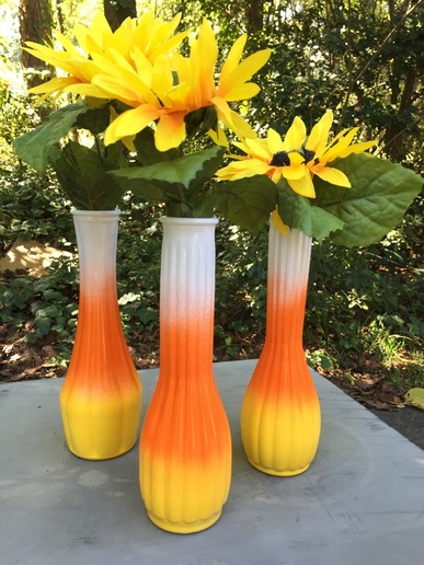 Candy Corn Vase. MotherDaughterProjects.com