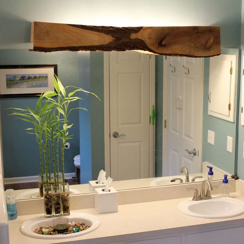 How to WOW with a Bathroom Light. MotherDaughterProjects.com