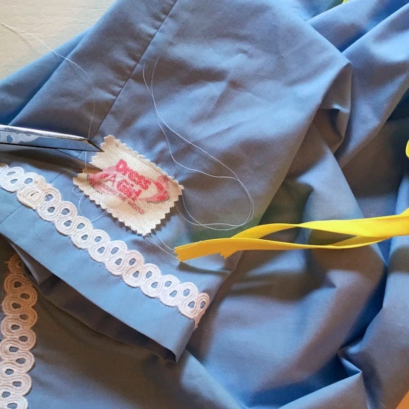 Sew a pillowcase dress for Dress a Girl charity. Clover Wonder Clips featured. MotherDaughterProjects.com