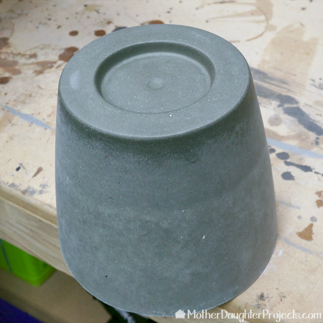 Learn how to cast concrete to make a lamp base and lamp shade. This modern LED light would look great on an end table or night stand.