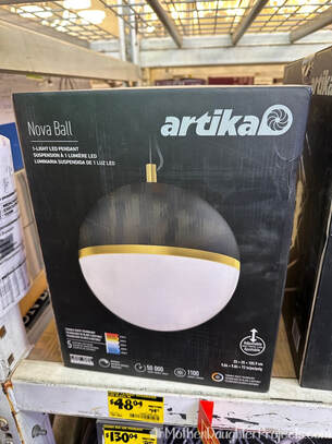 how to install the Artika nova ball light fixture.
