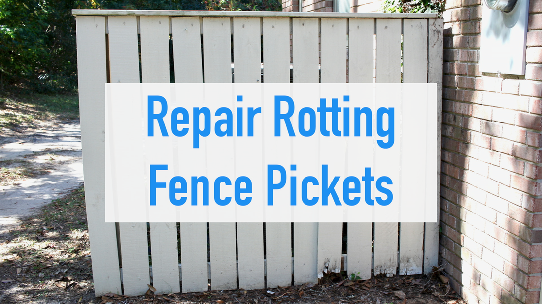 Picket Fence Repair. MotherDaughterProjects.com