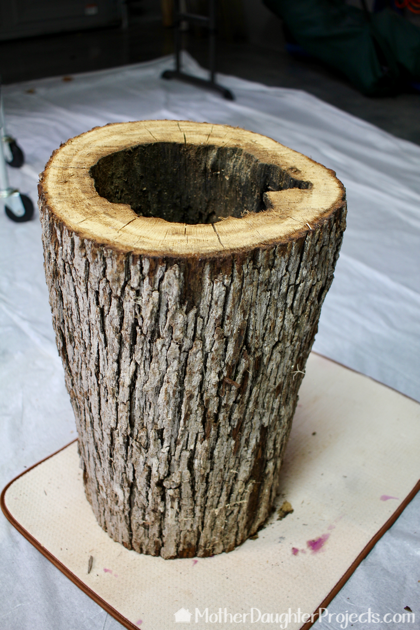 Learn how to make a lamp out of a found stump. All using epoxy, pool noodle, and LED light.