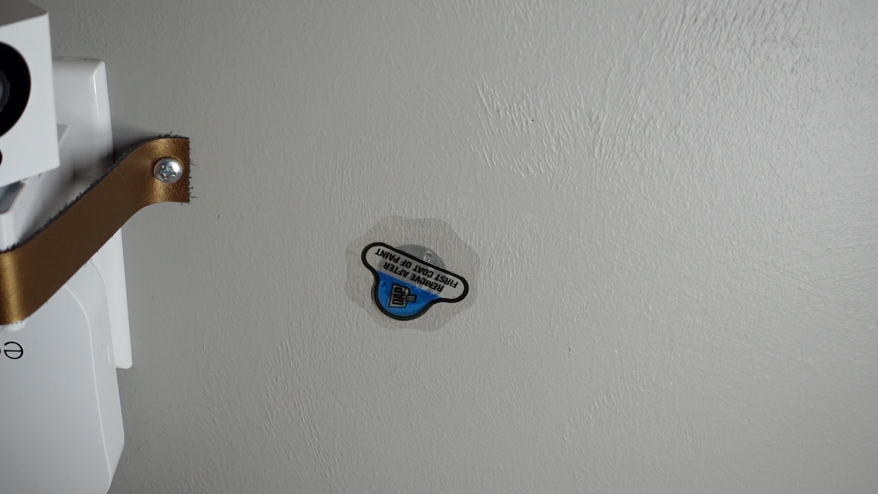 Trying the DAP Eclipse wall repair patch on another wall of a different color.