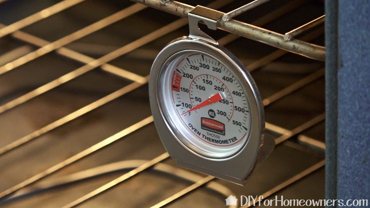 Use an oven thermometer to check to see if the oven is heating to the correct temperature. 