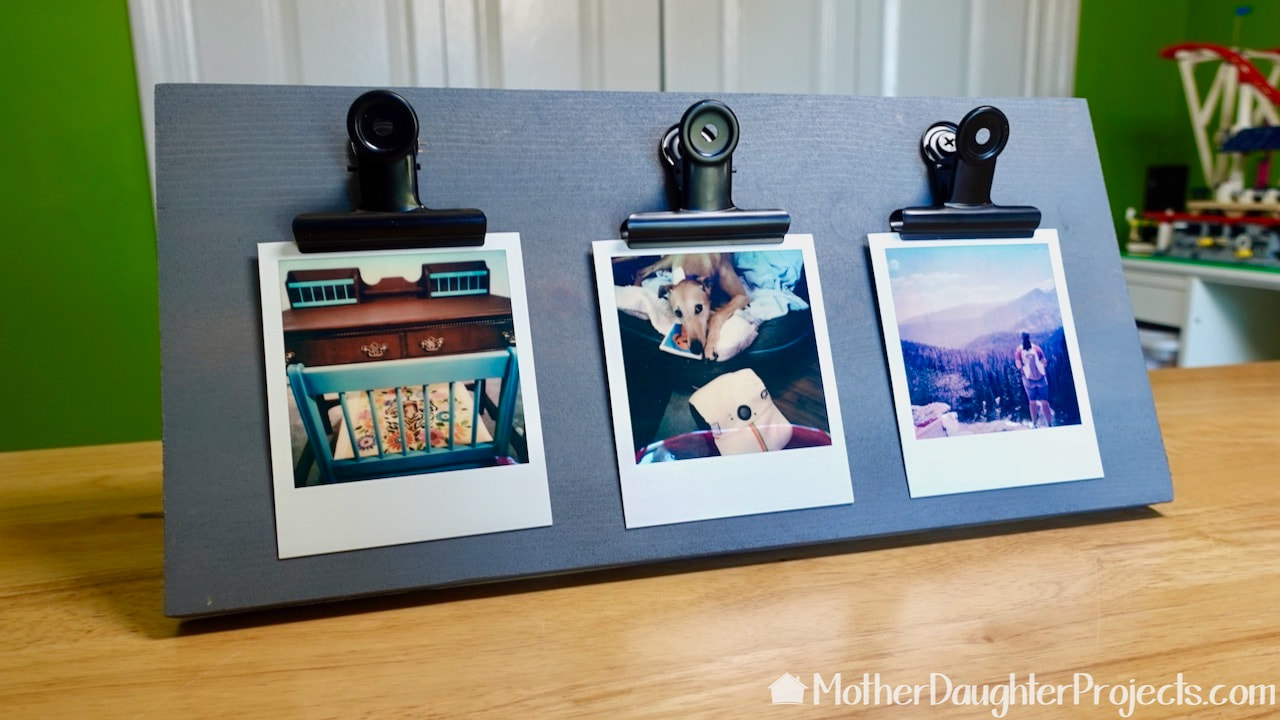 Time to wrap up this Polaroid phone holder gift for Steph's friend.