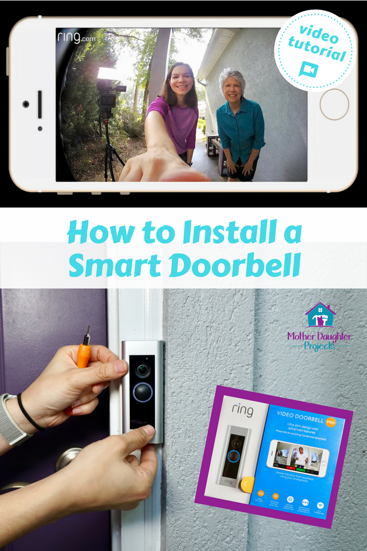 Video tutorial! Watch how to install the Ring video doorbell pro at your house and how to use your iPhone to see who is at your front door! #smarthome #homeautomation #install #ring #frontdoor