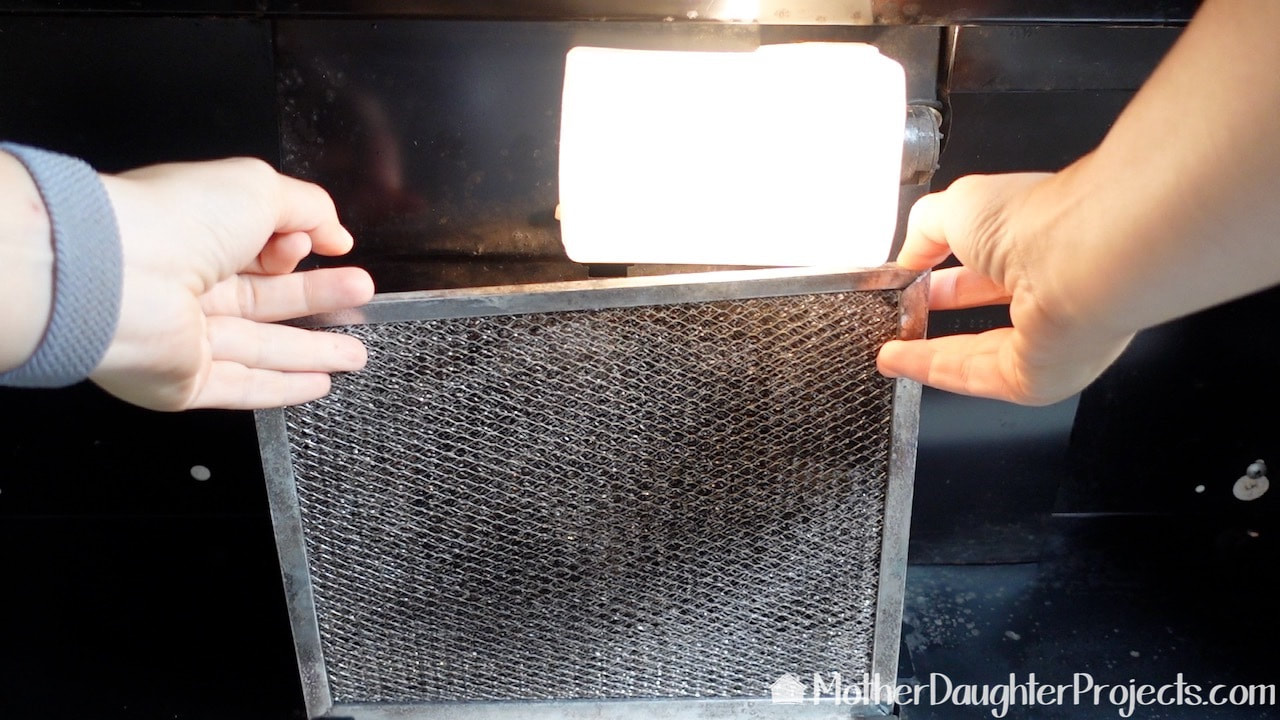 If you don't want to clean the old filter, it's easy to order a new one to fit the space. 