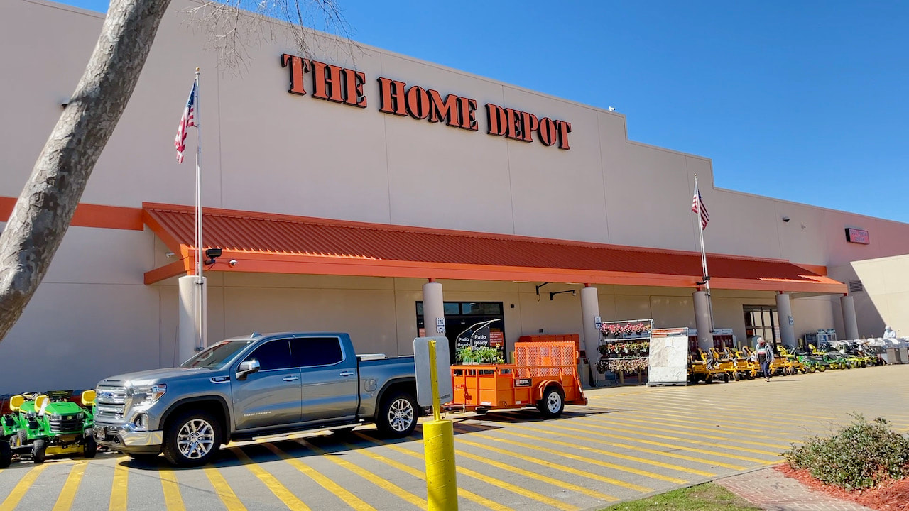 We headed to The Home Depot to pick up what we needed. 