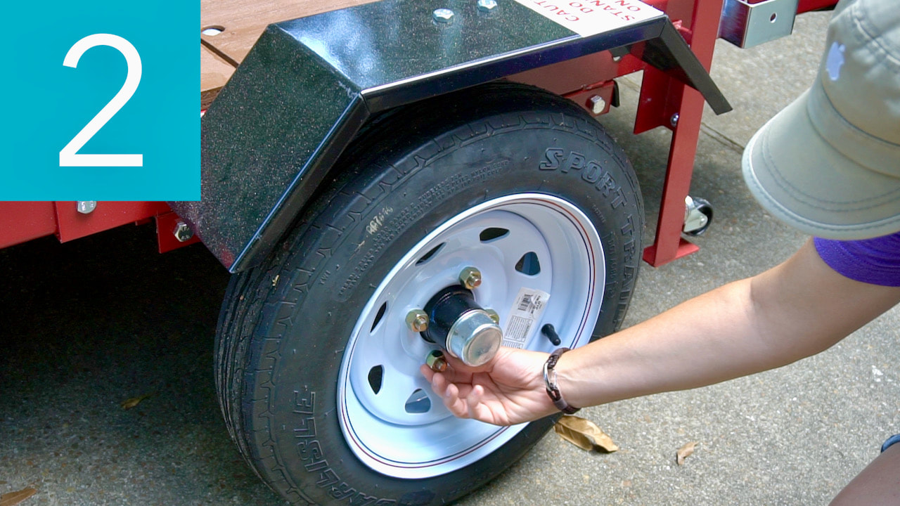 Check wheel lug nuts/bolts