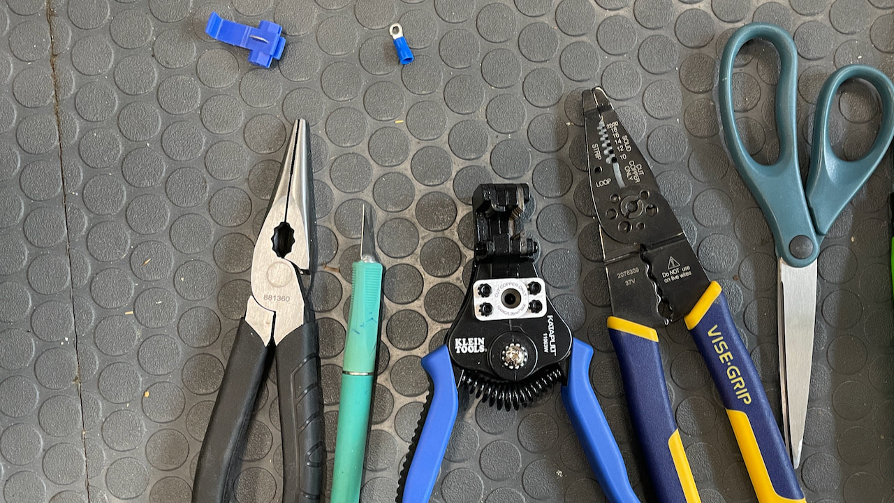 Get a pair of Klein Tools wire cutters. They are the BEST!