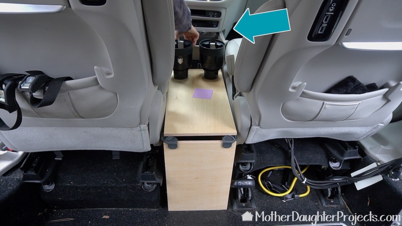 The dry fit in the Chrysler Pacifica van works so it's time to assemble the custom center console. 