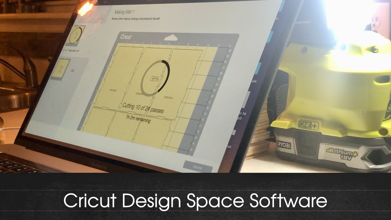 Connect your computer to the Cricut and work in Design Space.