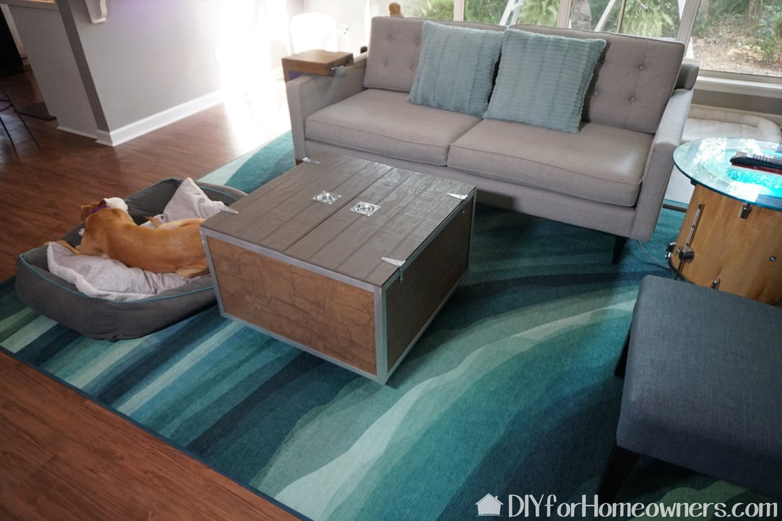 Ruggable review of new living room rug. 