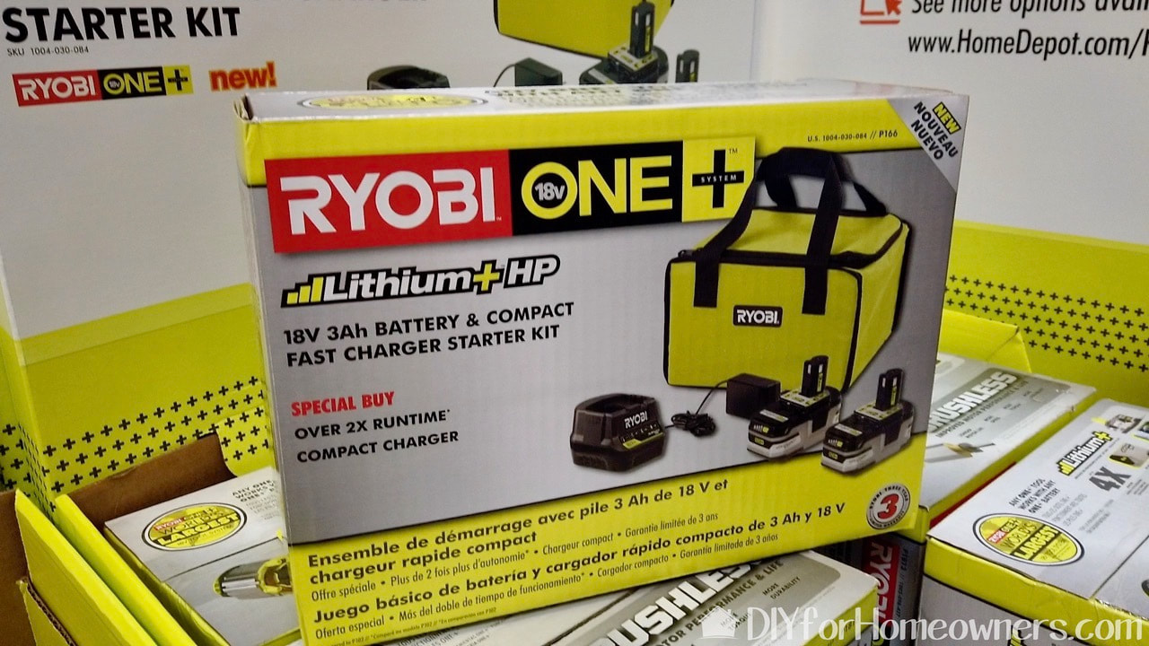 Ryobi Days buy this get one tool free battery kit.