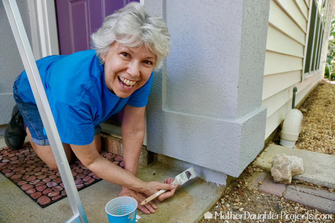 Learn about the tools and prep needed to paint stucco siding. #sponsored #homedepot #sprayer
