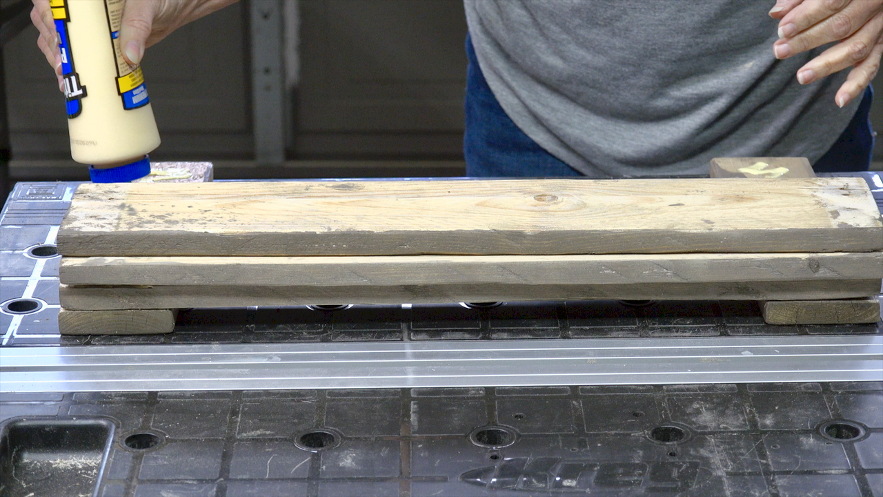 Learn how to use a few pallet slats to make a fun recycled tray. 