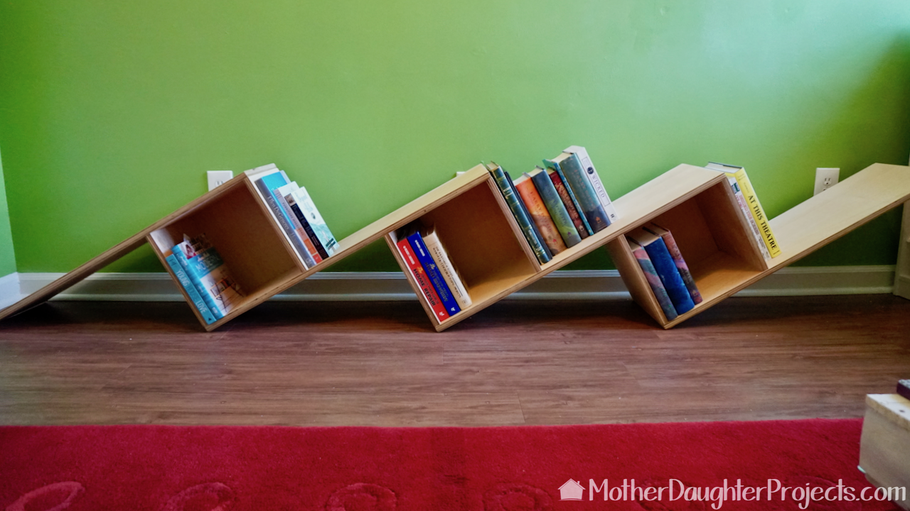 Learn how to make a shelf or bookshelf out of one sheet of plywood. This is a great place to display your collection of books, lego, and more!