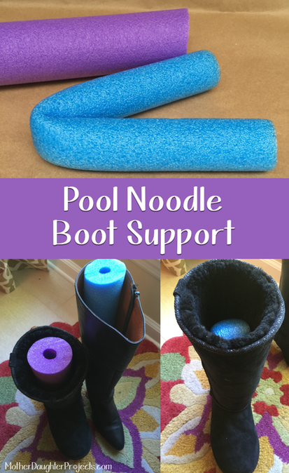 7 pool noodle DIY idea. MotherDaughterProjects.com