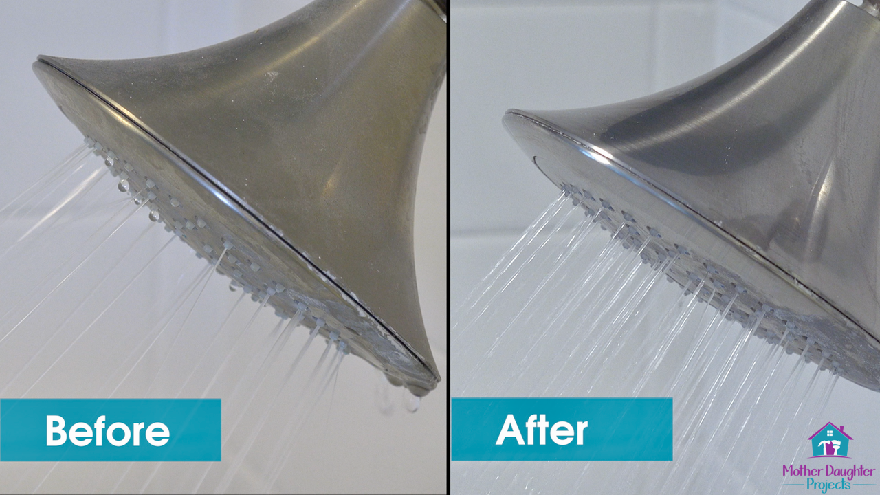 Learn how to clean mineral deposits from a showerhead with vinegar and how to get each nozzle working!
