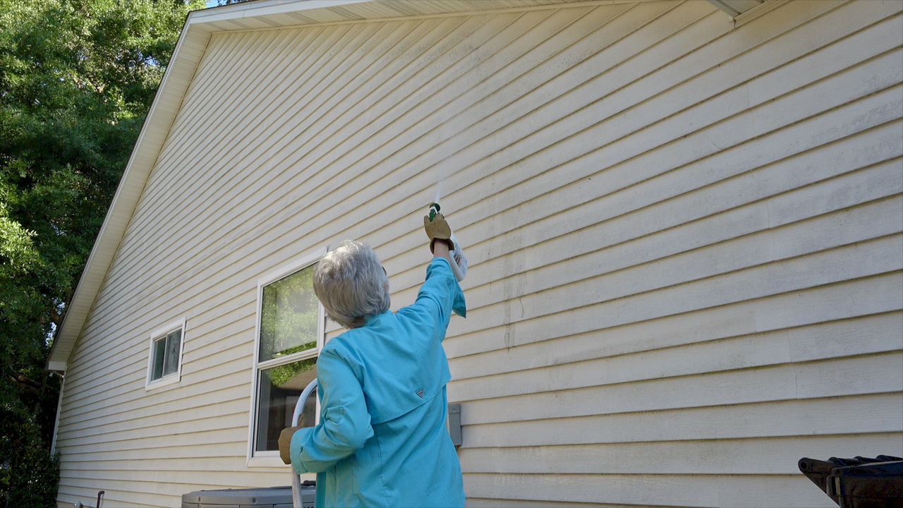Learn how to clean vinyl siding without a pressure washer and harsh chemicals.