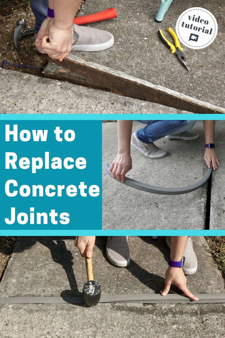 Video tutorial- see how to fix wood gaskets in concrete with flexible vinyl from slab gasket.