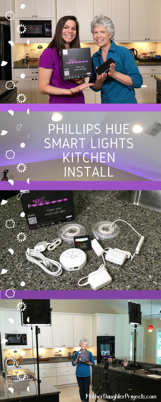 Philips Hue Smart Lights. MotherDaughterProjects.com
