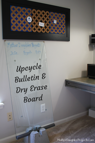 Upcycle Bulletin & Marker Board. Mother Daughter Projects,