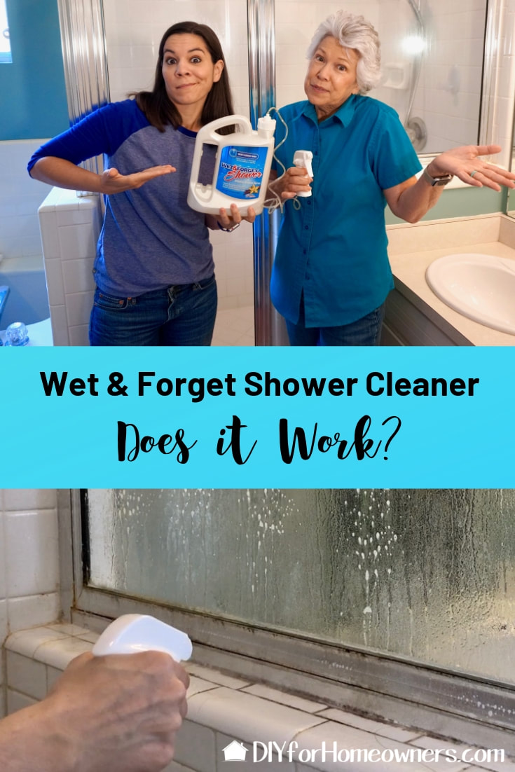 Scrubbing a shower is a thing of the past with no rinse, no scrub Wet & Forget Shower spray. After you shower, spray down the walls once a week with the Wet and Forget shower spray. Shower during the week as normal and the product cleans as you get clean!